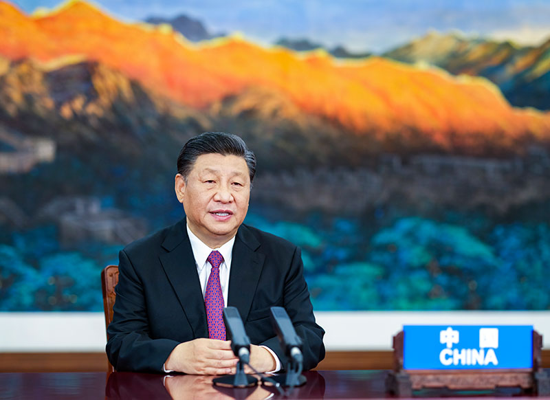 习近平出席亚太经合组织领导人非正式会议并讲话