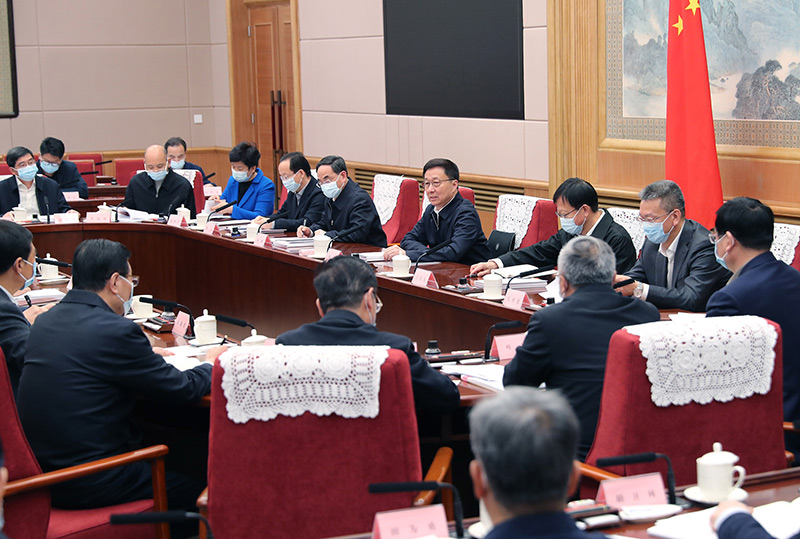 韩正主持召开中央生态环境保护督察工作领导小组会