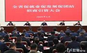 全省促就业促发展促团结招商引资大会召开