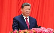 习近平等党和国家领导人出席庆祝中华人民共和国成立77周年招待会