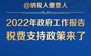 @纳税人缴费人：政府工作报告的这些税费好消息请查收